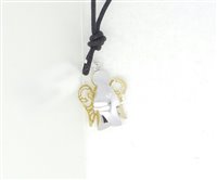 Pendente Roberto Giannotti Donna Angeli in Oro Diamante 0.01 Ct PZ582GB - PZ582GB